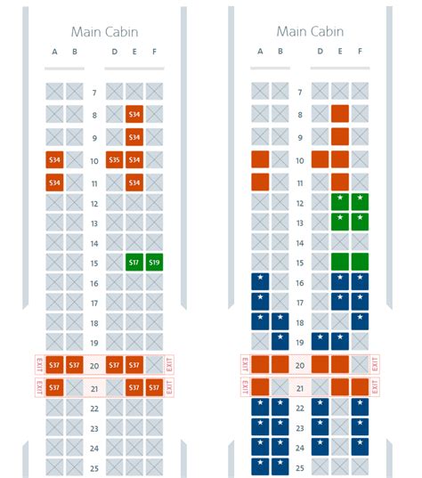 aa seat map|View Available Seats, Seat Maps And Seating Chart On American Airlines.